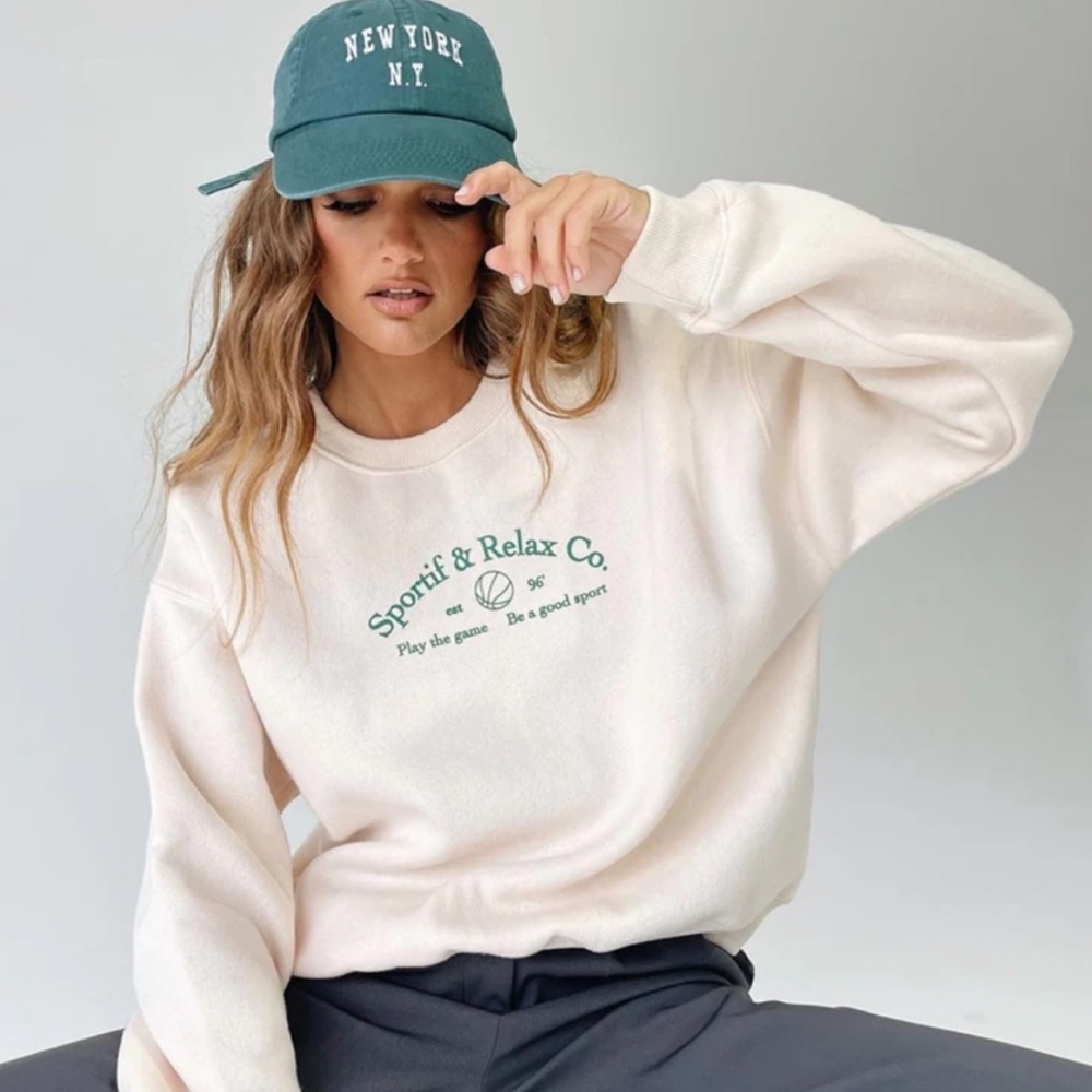 Sold Princess Polly sport fleece crew neck - Picture 1 of 7